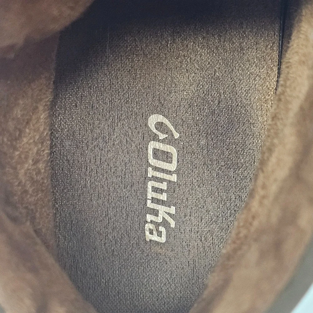Olukai Molina Casual Comfort Chukka Ankle Boots Dark Wood Brown Size 11